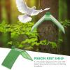 SOIMISS 10-Piece Green Plastic Pigeon Perch Stands, Random Style view 3