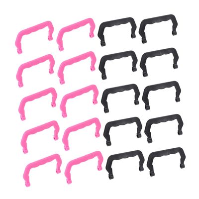 Milisten 20 Pack Portable Plastic Handles for Pet Cages