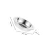 Round Stainless Steel Cat Food Bowls, 5-Pack, for Kittens and Pets view 2