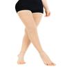 Medical Compression Thigh-High Stockings, 20–30 mmHg, Silicone Band, Skin Tone, XXL view 1