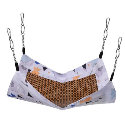 Small Flat Hammock, 1 Piece, Bamboo and Cotton