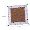 Small Flat Hammock, 1 Piece, Bamboo and Cotton view 2