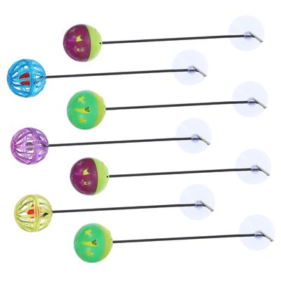 GALPADA Reptile Toy Funny Reptile Bell Balls, 7 Pieces
