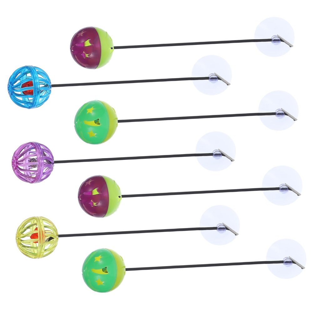 GALPADA Reptile Toy Funny Reptile Bell Balls, 7 Pieces