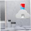 Toothpaste Tube Squeezer Tool, No Drilling, ABS, White, for Home view 4
