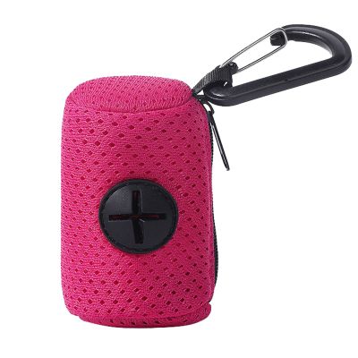 Dog Waste Bag Dispenser - Portable Mesh Holder