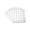 300 Disposable Silver Aluminum Foil Lash Adhesive Pads view 1