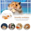 Hamster Habitat with Running Wheel and Enclosure view 3