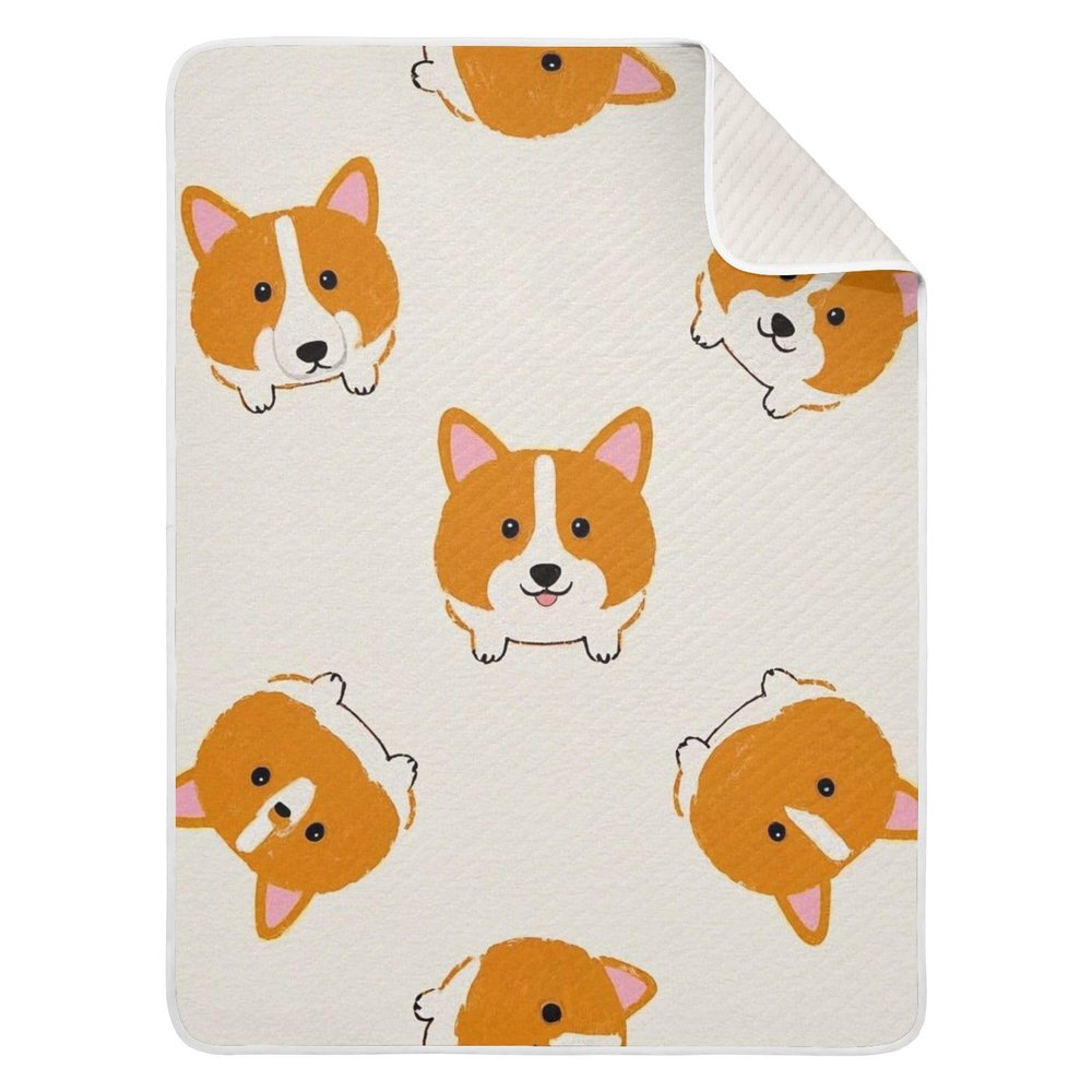 Cartoon Blanket with Cute Yellow Animal, Monthly Milestone Blanket for Boys, Nursery and Crib, 30 x 40 in