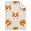 Cartoon Blanket with Cute Yellow Animal, Monthly Milestone Blanket for Boys, Nursery and Crib, 30 x 40 in view 1