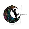 ULTECHNOVO 2-Pack Acrylic Cat Moon Wall Decor view 2