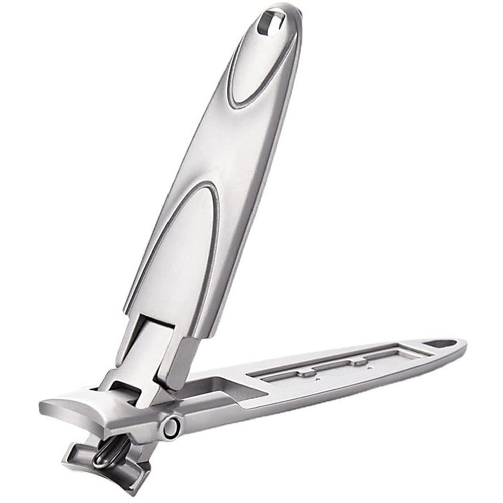 BRRNOO Professional Stainless Steel Nail Clippers, Extra-Wide Opening, Ergonomic Grip, for Thick and Ingrown Toenails (#1)