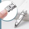 BRRNOO Professional Stainless Steel Nail Clippers, Extra-Wide Opening, Ergonomic Grip, for Thick and Ingrown Toenails (#1) view 2