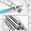BRRNOO Professional Stainless Steel Nail Clippers, Extra-Wide Opening, Ergonomic Grip, for Thick and Ingrown Toenails (#1) view 3