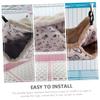 TOYANDONA Small Animal Hammock Bed, Rabbit Plush and Polyester Taffeta, Double-Layer, Foldable view 4