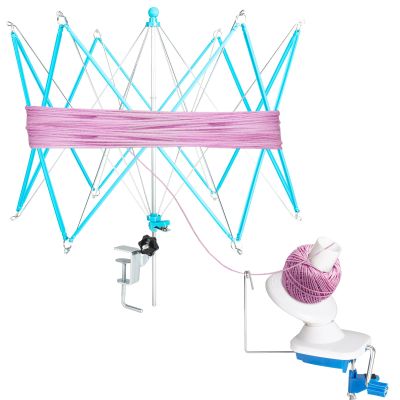 OJTOJT Yarn Ball Winder with Umbrella Swift