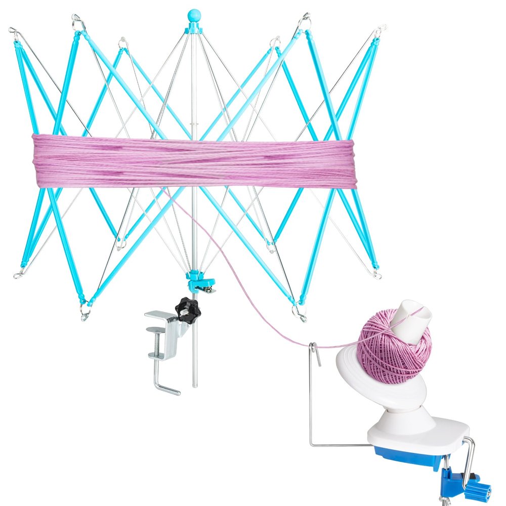 OJTOJT Yarn Ball Winder with Umbrella Swift