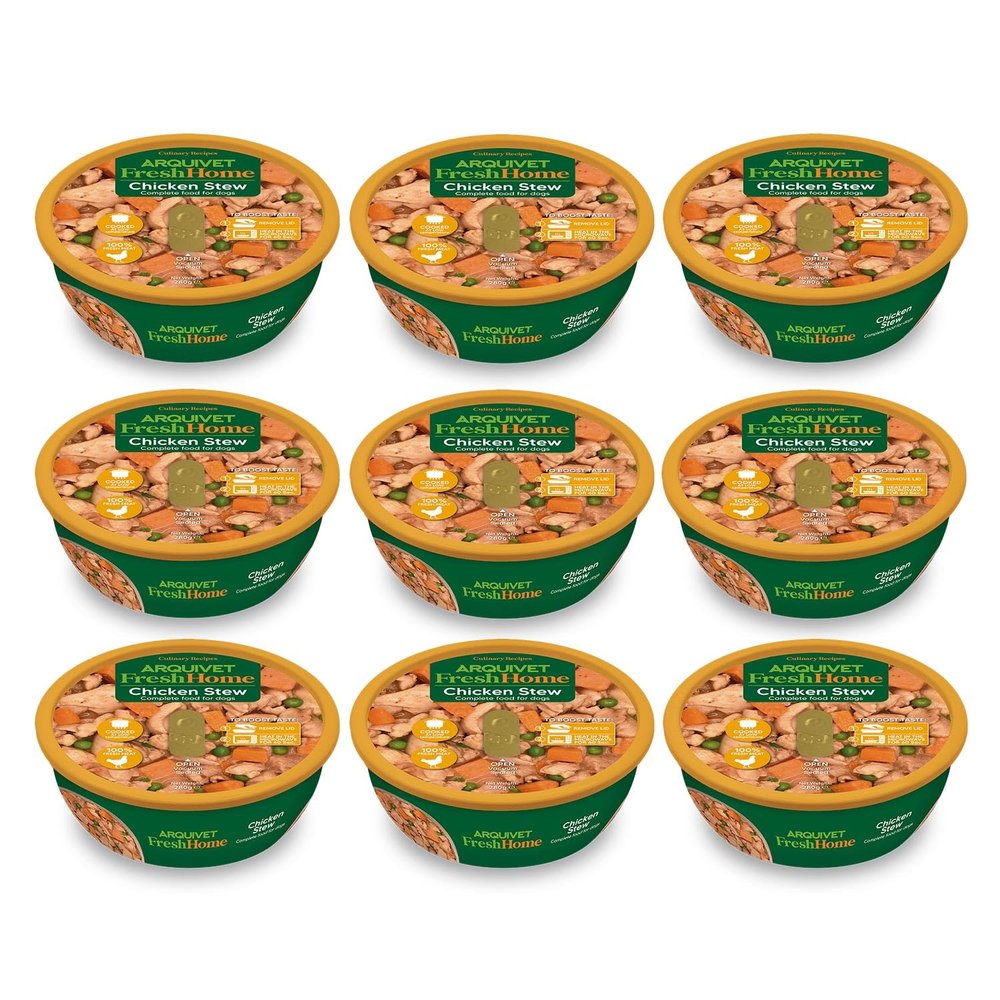 ARQUIVET FreshHome Chicken Stew, 9 x 280 g