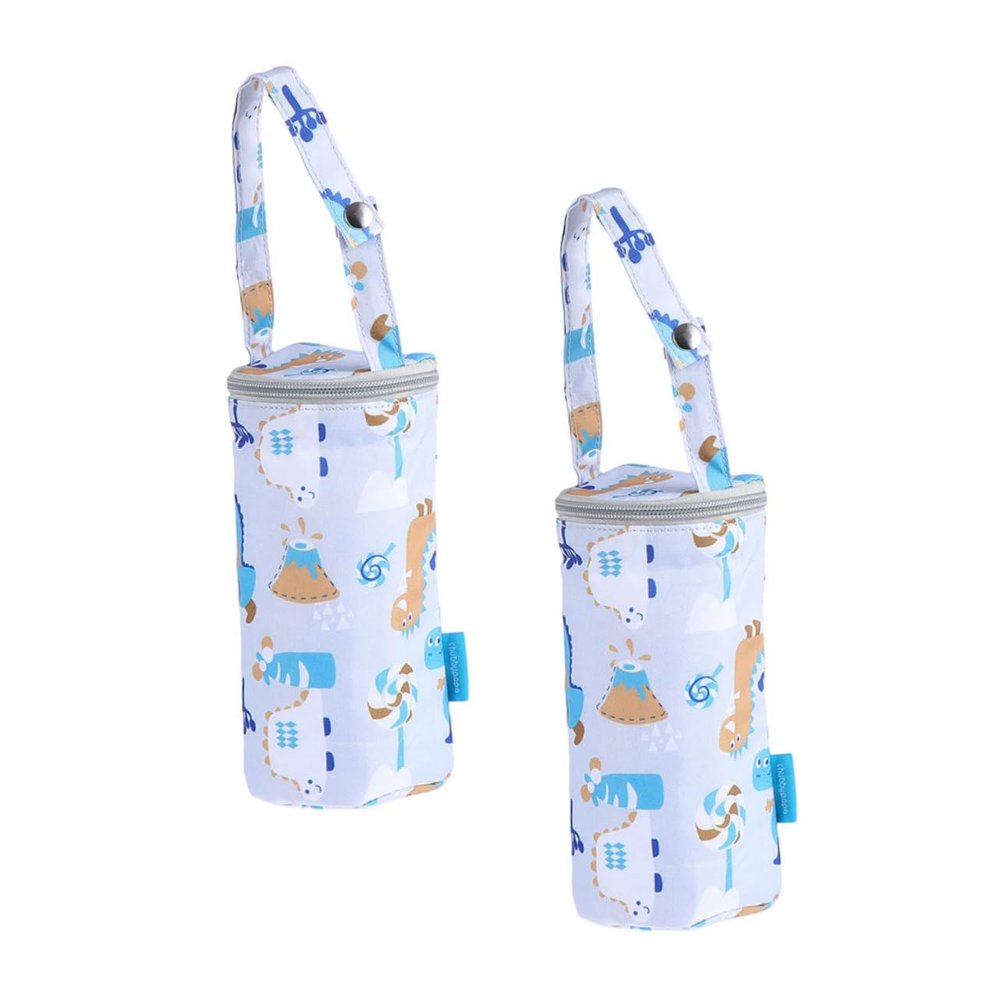 BESTonZON 2-Piece Oxford Fabric Bottle Cooler Bags with Handles