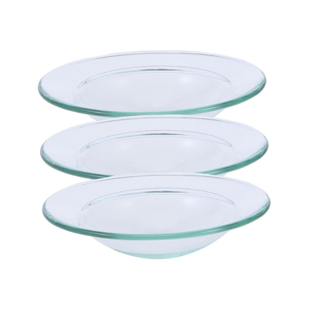 EPIGEIST Round Glass Replacement Bowls, 3-Pack, for Aromatherapy