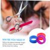 WEKAMOS 6-Piece Silicone Scissor Finger Guard Rings, Non-Slip Design view 4