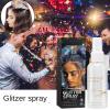Hair Glitter Spray, Holographic Glitter Highlighter Powder view 2