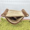 Fdit Premium Flannel Pet Hammock - Cozy Bed for Hamsters (Brown) view 3
