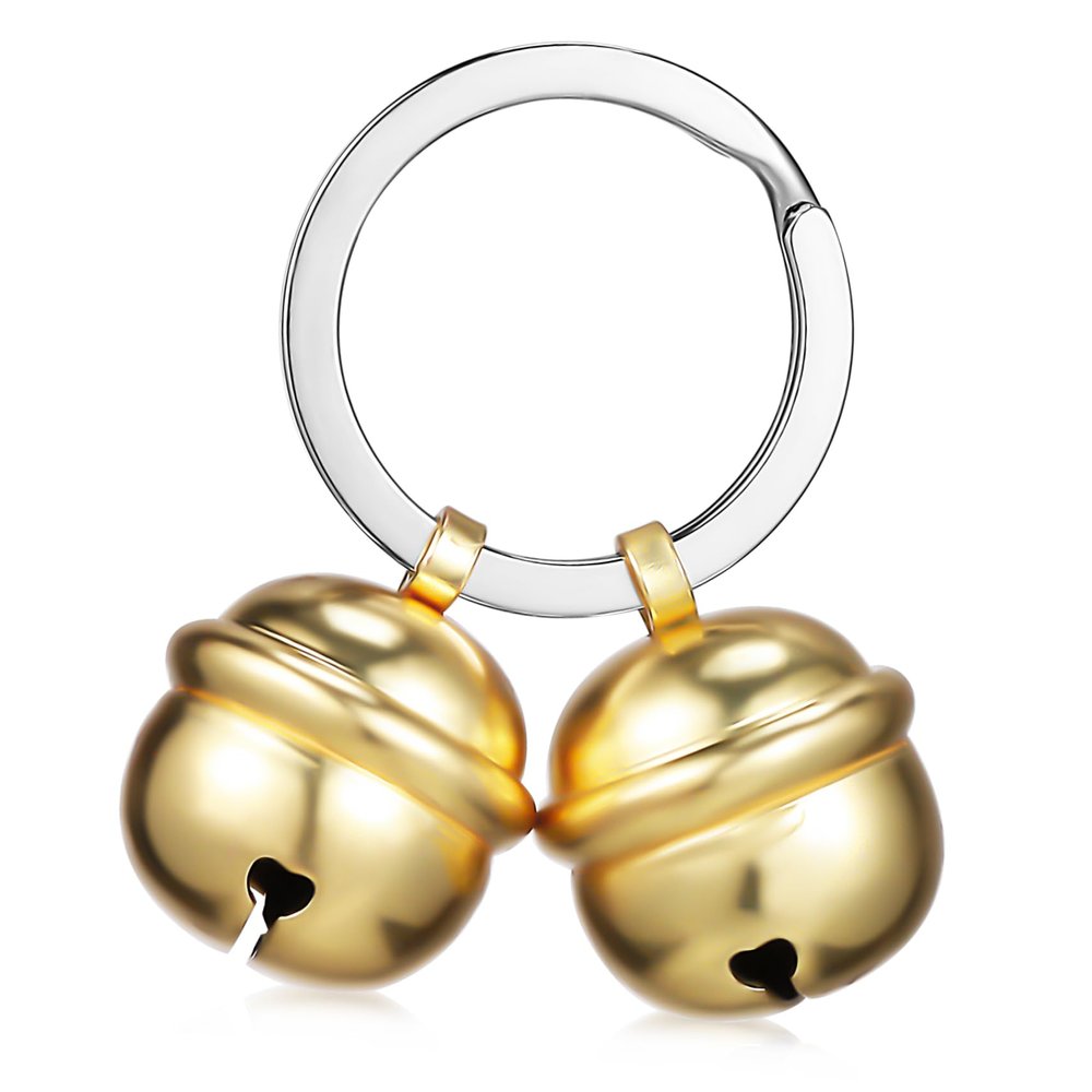 Copper Cat Bells for Collars, 1 Set, Gold