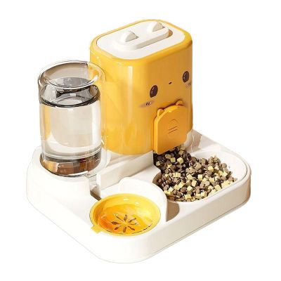 2-in-1 Cat Food and Treat Dispenser