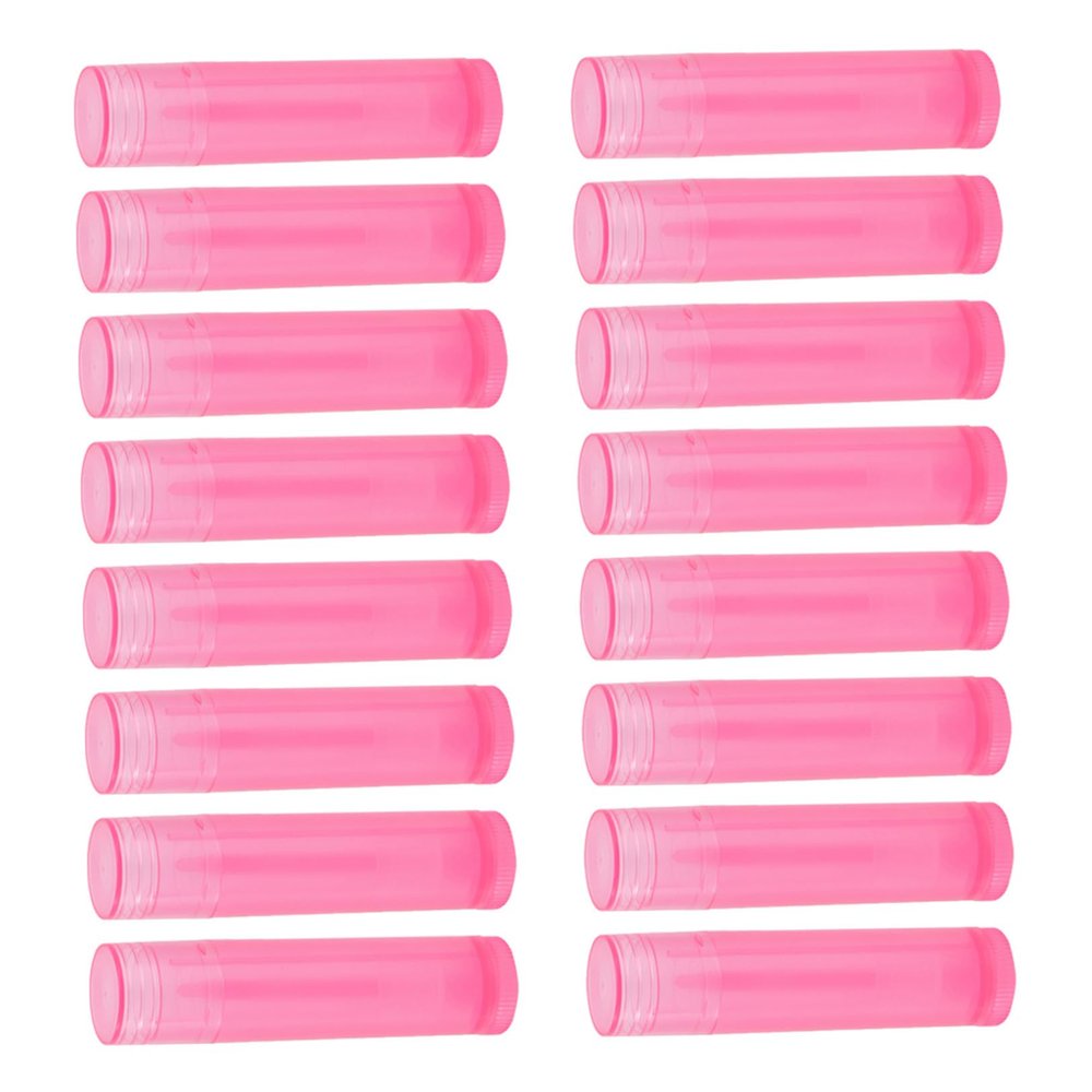 DINHEAROM 24-Pack Empty PE Lipstick Tubes, 5 g, DIY Lip Balm Containers