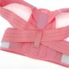 FOELANNE Posture Corrector Back Support Belt for Men and Women, White and Pink, Pink, XL view 3