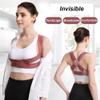 FOELANNE Figure-8 Posture Corrector for Men and Women, Back and Shoulder Support, Black, Size S view 3