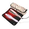 FRODOTGV Portable Travel Bag for Women and Men, Heat-Resistant Mat with Zippered Storage Pockets for Flat Irons, Flat Hair Dryers, Christmas, French Bulldog view 2