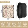 FRODOTGV Portable Travel Bag for Women and Men, Heat-Resistant Mat with Zippered Storage Pockets for Flat Irons, Flat Hair Dryers, Christmas, French Bulldog view 4