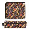 FRODOTGV Women's Hair Styling Tool Travel Bag with Heat-Resistant Mat, Oriental Paisley Pattern view 3