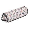 FRODOTGV Waterproof Hair Tools Travel Bag with Heat-Resistant Mat, Bohemian Mandala Template Pattern Tag view 1
