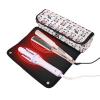 FRODOTGV Waterproof Hair Tools Travel Bag with Heat-Resistant Mat, Bohemian Mandala Template Pattern Tag view 2