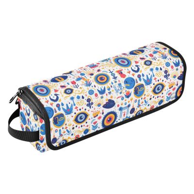 FRODOTGV Curling Iron Travel Case for Women, Removable Double-Layer Bag with Heat Mat for Hot Tools and Flat Irons