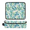 FRODOTGV Sunflowers Honey Bees Gnomes Curling Iron Travel Bag for Women, Waterproof Organizer Storage Bag with Heat-Resistant Mat for Flat Irons and Straighteners, Tropical Banana Leaf, 1 Size view 3