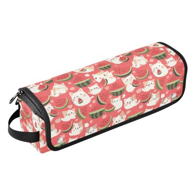 FRODOTGV Day Love Pandas Pink Hair Tool Travel Bag with Heat-Resistant Mat