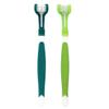 JOINPAYA 2-Pack Triple-Headed Pet Toothbrushes for Dogs and Cats view 1