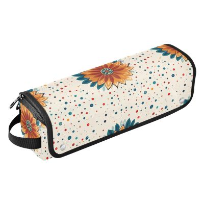 FRODOTGV Bohemian Mandala Hair Tool Travel Case with Heat-Resistant Mat