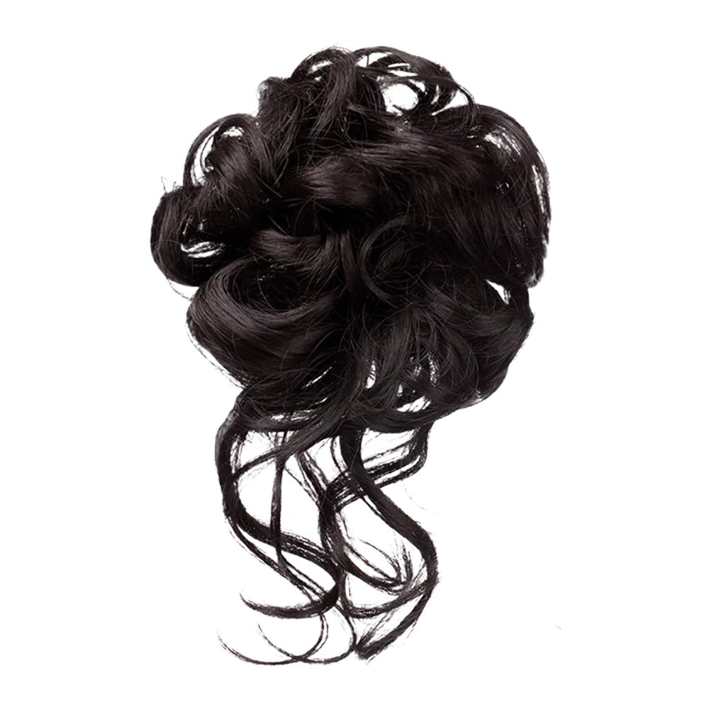 Messy Bun Hairpiece with Claw Clip