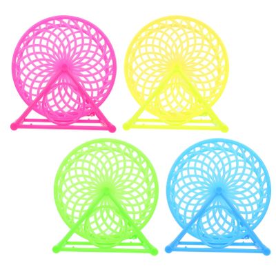 GRIRIW Hamster Wheel with Silent Design and High Durability - 4 Pack