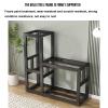 Double-Tier Aquarium Stand, Wrought-Iron Terrarium Rack view 4