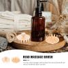 SAFIGLE Silicone Scalp Massage Brush Set, 2 Pieces, Dual-Use Hair-Washing Brush for Men, Beige view 3