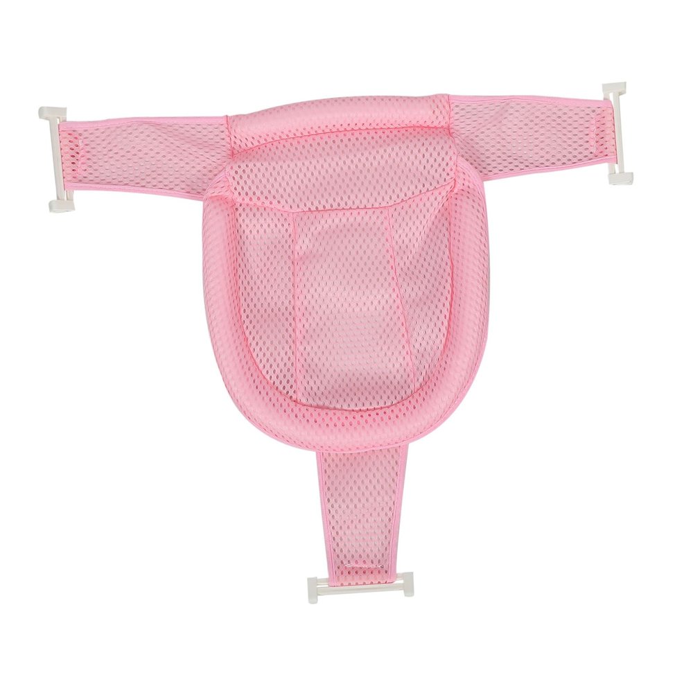 HAMPPLIES Baby Bath Tub Net with Non-Slip Pad and Adjustable Mesh