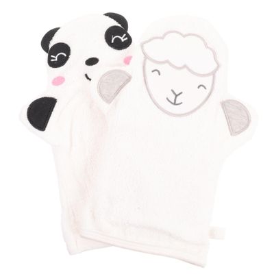 TOVINANNA 2-Piece Reusable Exfoliating Shower Gloves