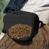 Silicone Dog Treat Pouch - Portable Training Snack Holder with Clip - 650 ml Pet Food Bag view 3