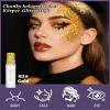 Chunky Gold Body Glitter Stick, Sequin Cream Gel Kit view 2